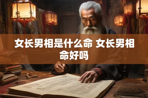 女长男相是什么命 女长男相命好吗