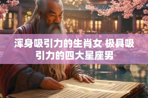 浑身吸引力的生肖女 极具吸引力的四大星座男