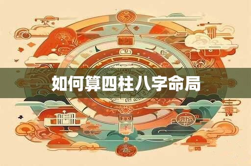 如何算四柱八字命局