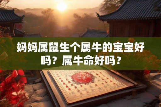 妈妈属鼠生个属牛的宝宝好吗？属牛命好吗？