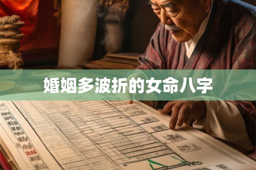 婚姻多波折的女命八字