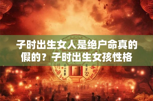 子时出生女人是绝户命真的假的？子时出生女孩性格