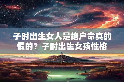 子时出生女人是绝户命真的假的？子时出生女孩性格