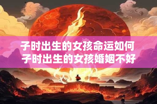 子时出生的女孩命运如何 子时出生的女孩婚姻不好
