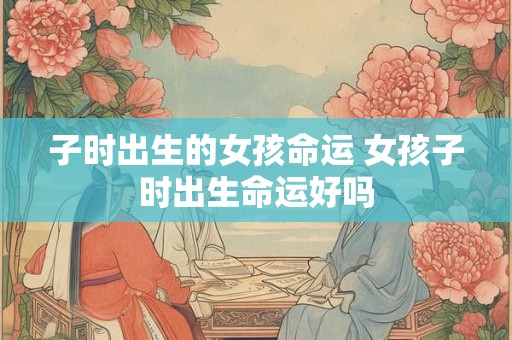 子时出生的女孩命运 女孩子时出生命运好吗