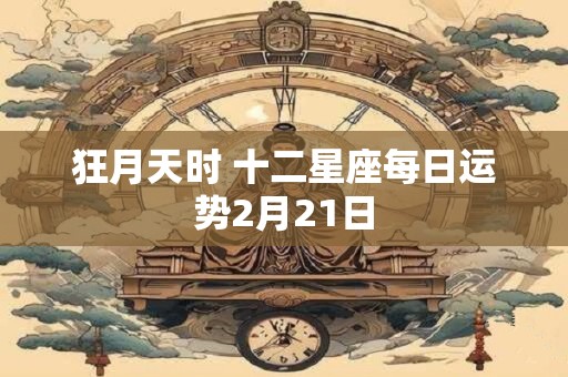 详细阅读:狂月天时 十二星座每日运势2月21日 狂月天时 十二星座每日运势2月21日