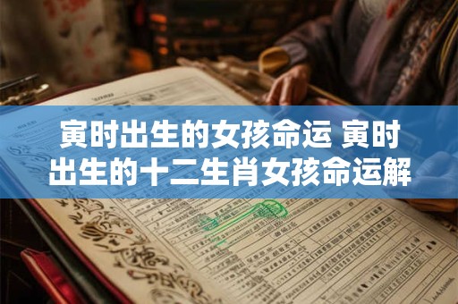 寅时出生的女孩命运 寅时出生的十二生肖女孩命运解析