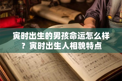 寅时出生的男孩命运怎么样？寅时出生人相貌特点