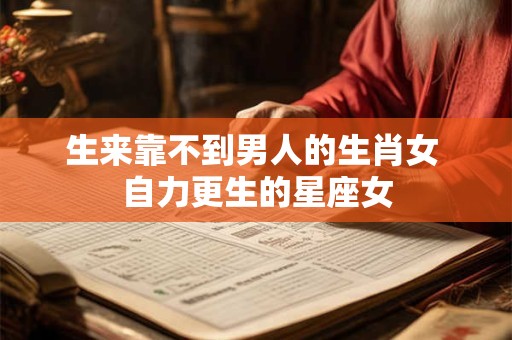 生来靠不到男人的生肖女 自力更生的星座女
