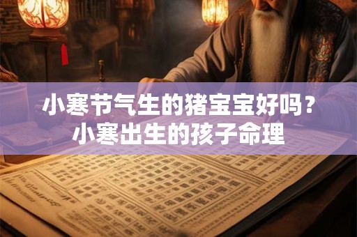 小寒节气生的猪宝宝好吗？小寒出生的孩子命理