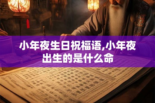 小年夜生日祝福语,小年夜出生的是什么命