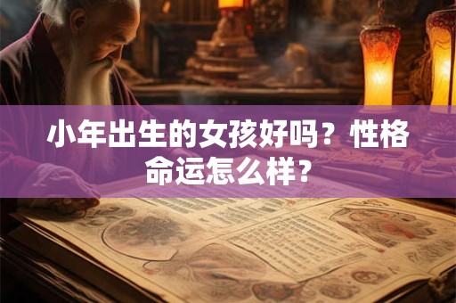 小年出生的女孩好吗？性格命运怎么样？
