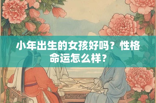 小年出生的女孩好吗？性格命运怎么样？