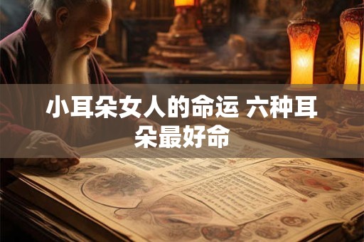 小耳朵女人的命运 六种耳朵最好命