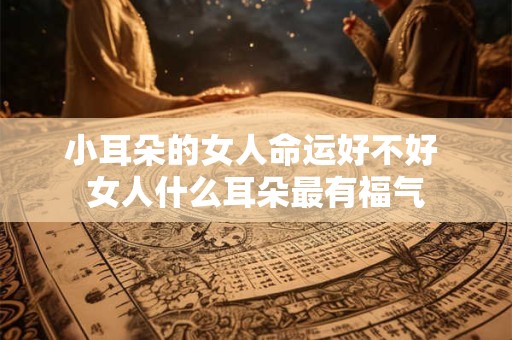 小耳朵的女人命运好不好 女人什么耳朵最有福气