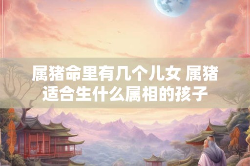 属猪命里有几个儿女 属猪适合生什么属相的孩子