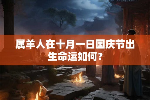 属羊人在十月一日国庆节出生命运如何？