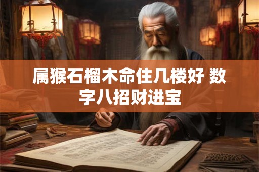 属猴石榴木命住几楼好 数字八招财进宝