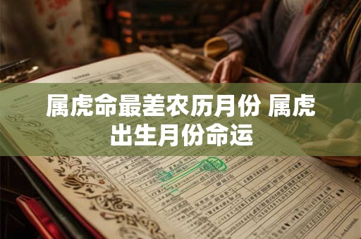 属虎命最差农历月份 属虎出生月份命运
