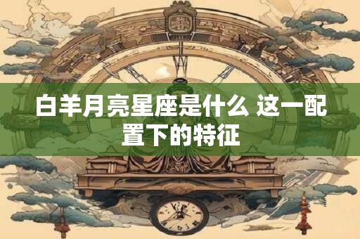 白羊月亮星座是什么 这一配置下的特征