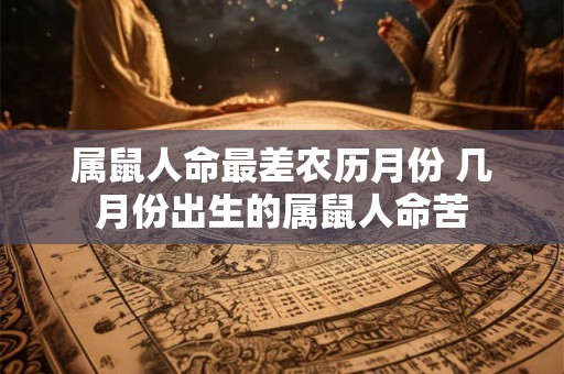 属鼠人命最差农历月份 几月份出生的属鼠人命苦