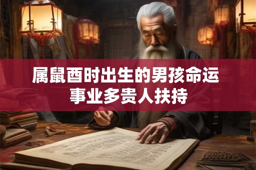属鼠酉时出生的男孩命运 事业多贵人扶持