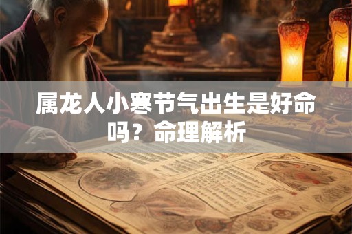 属龙人小寒节气出生是好命吗？命理解析