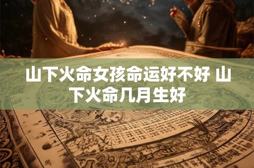 山下火命女孩命运好不好 山下火命几月生好