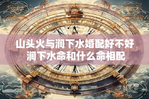 山头火与涧下水婚配好不好 涧下水命和什么命相配