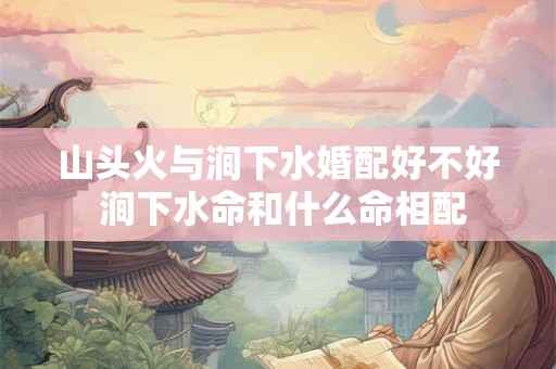 山头火与涧下水婚配好不好 涧下水命和什么命相配
