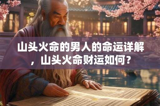 山头火命的男人的命运详解，山头火命财运如何？