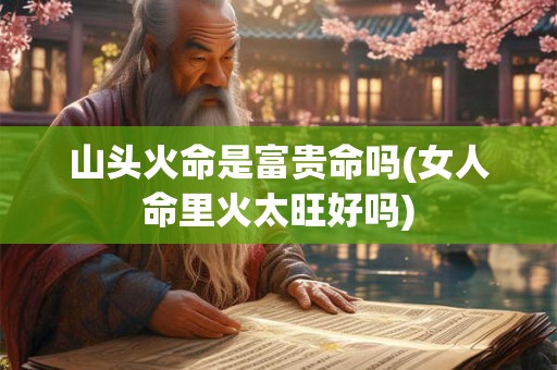 山头火命是富贵命吗(女人命里火太旺好吗)