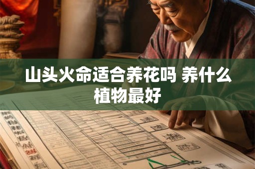 山头火命适合养花吗 养什么植物最好
