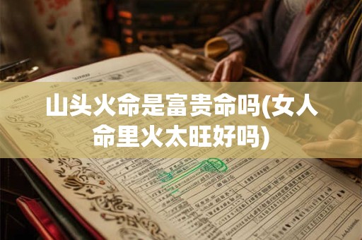 山头火命是富贵命吗(女人命里火太旺好吗)
