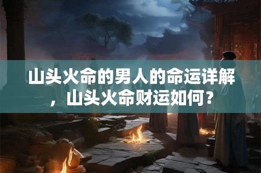 山头火命的男人的命运详解，山头火命财运如何？