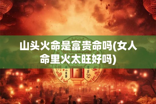 山头火命是富贵命吗(女人命里火太旺好吗)