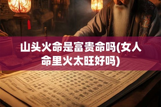山头火命是富贵命吗(女人命里火太旺好吗)