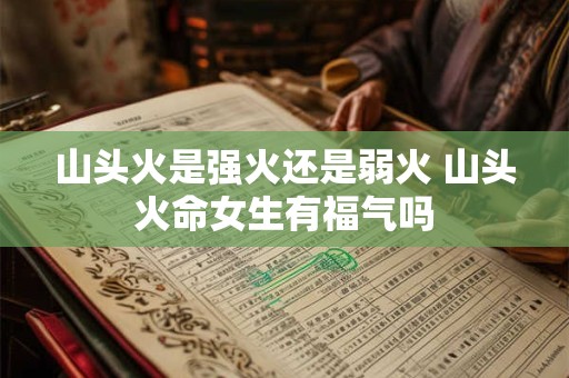 山头火是强火还是弱火 山头火命女生有福气吗