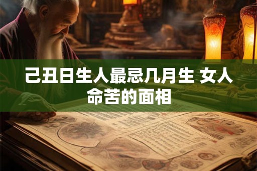 己丑日生人最忌几月生 女人命苦的面相