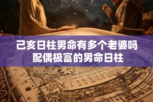 己亥日柱男命有多个老婆吗 配偶极富的男命日柱