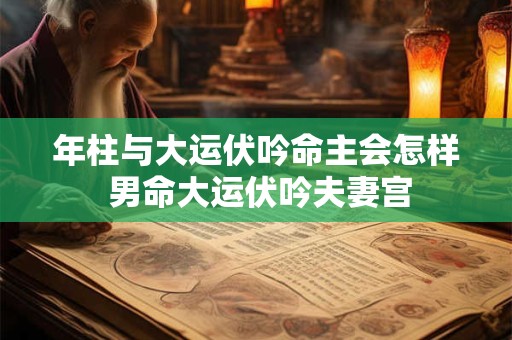 年柱与大运伏吟命主会怎样 男命大运伏吟夫妻宫
