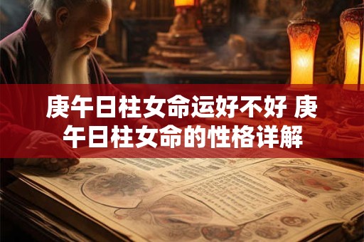 庚午日柱女命运好不好 庚午日柱女命的性格详解