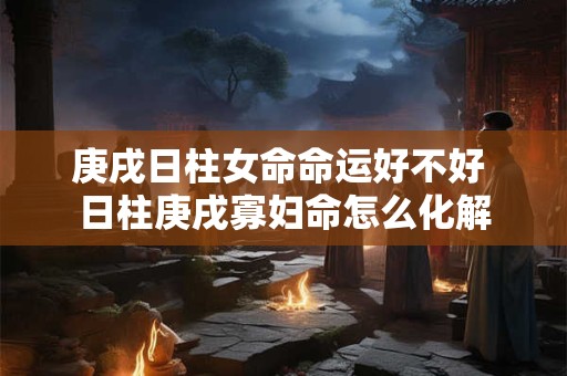 庚戌日柱女命命运好不好 日柱庚戌寡妇命怎么化解