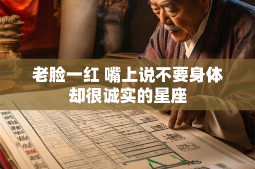 老脸一红 嘴上说不要身体却很诚实的星座