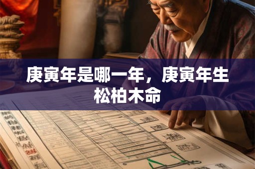 庚寅年是哪一年，庚寅年生松柏木命