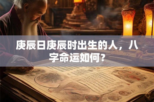 详细阅读:庚辰日庚辰时出生的人,八字命运如何? 庚辰日庚辰时出生的人,八字命运如何?