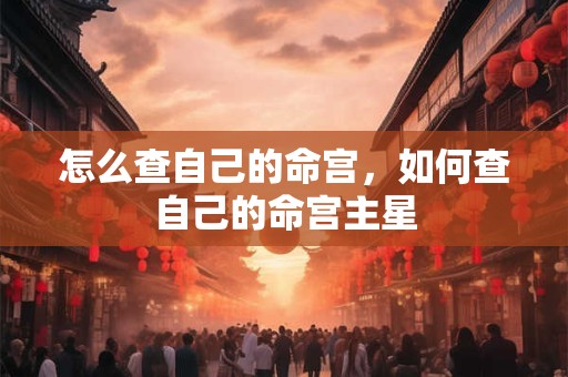 怎么查自己的命宫，如何查自己的命宫主星