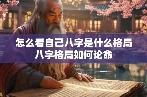 怎么看自己八字是什么格局八字格局如何论命