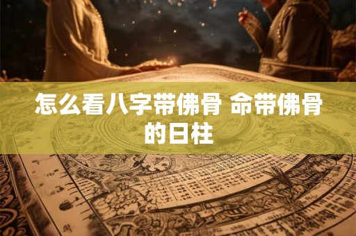 怎么看八字带佛骨 命带佛骨的日柱