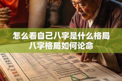怎么看自己八字是什么格局八字格局如何论命
